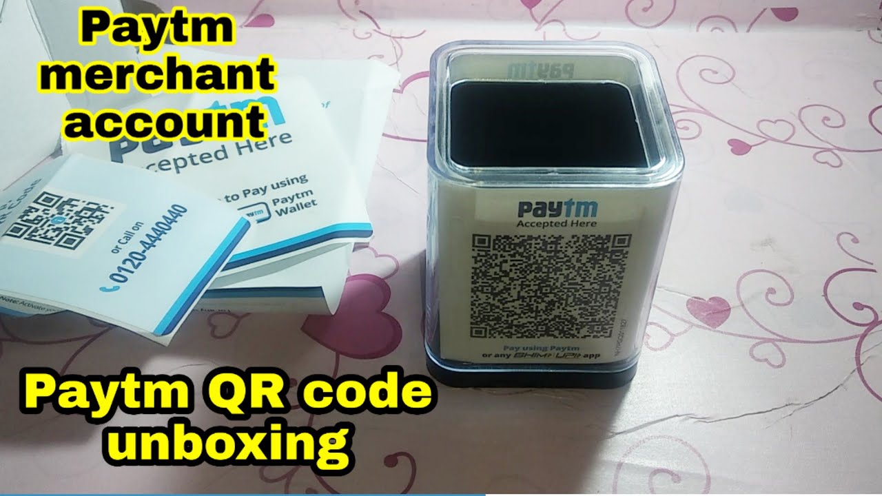 Paytm business QR code unboxing | Paytm qr code kaise banaye | Paytm