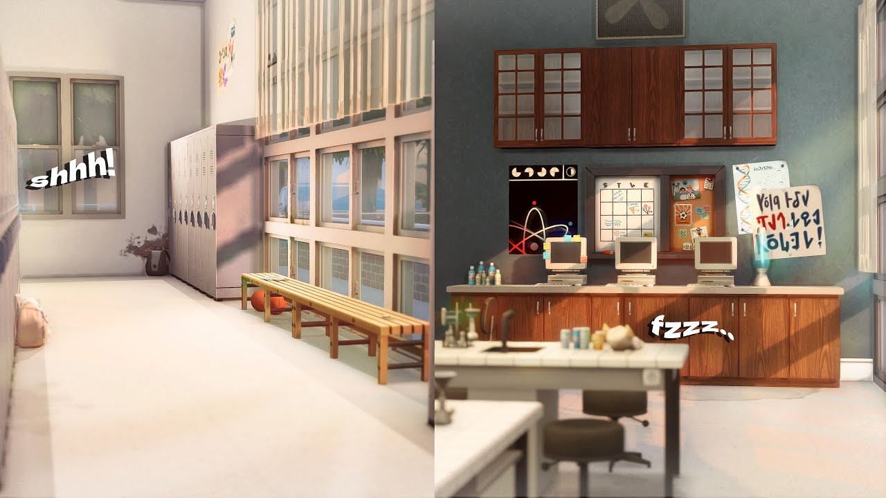 so I built a high school campus for my savefile ┊ sims 4 long play with commentary