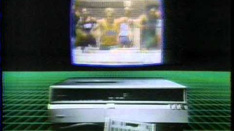 RCA Selectavision 650 VCR commercial 1980