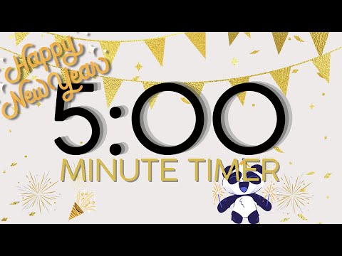 5 Minute Timer New Years Eve New Years Theme Countdown 