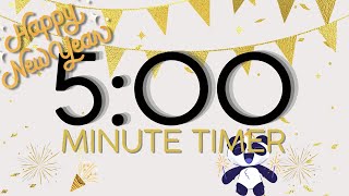 5 Minute Timer - 🎇 🎆✨ 🎉   New Years Eve/New Years Theme Countdown