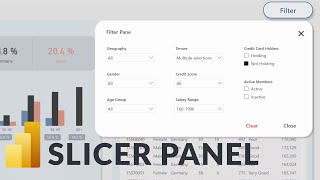 Build a Slicer Panel in Power BI Like a PRO