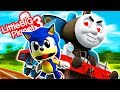 Sonic VS Thomas The Tank Engine - Thomas.exe - LittleBigPlanet 3 PS4 Gameplay | EpicLBPTime