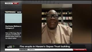 Discussion | Fire erupts in Harare's  SAPES Trust Building: Tendai Biti