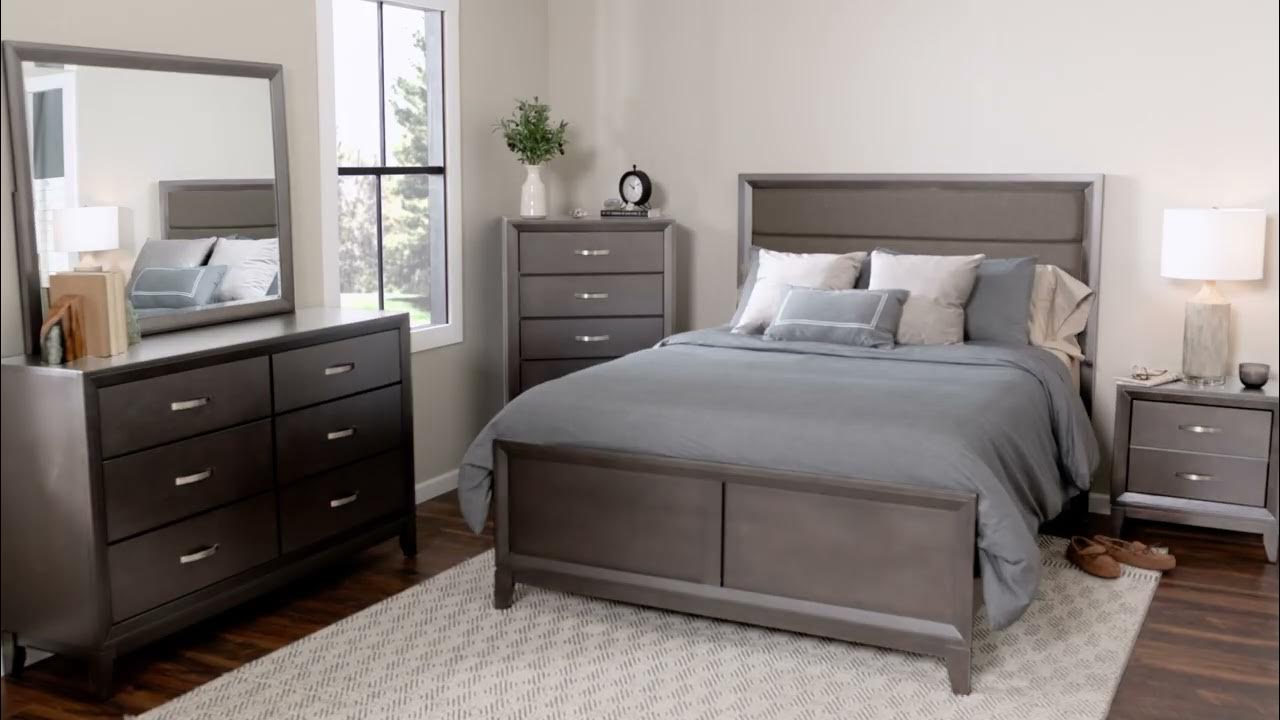 5 Piece Queen Tremont Bedroom Set! YouTube