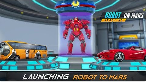 Mars battle 3D: bus robot game❤️‍🔥 || robot on mars