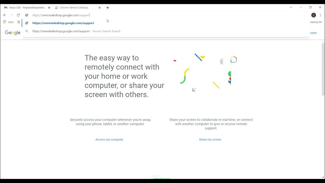 How to Install Google Remote Desktop for APN User YouTube