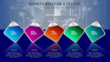 How To Design Beautiful WorkFlow Business Process Infographic in Microsoft Office365 PowerPoint PPT