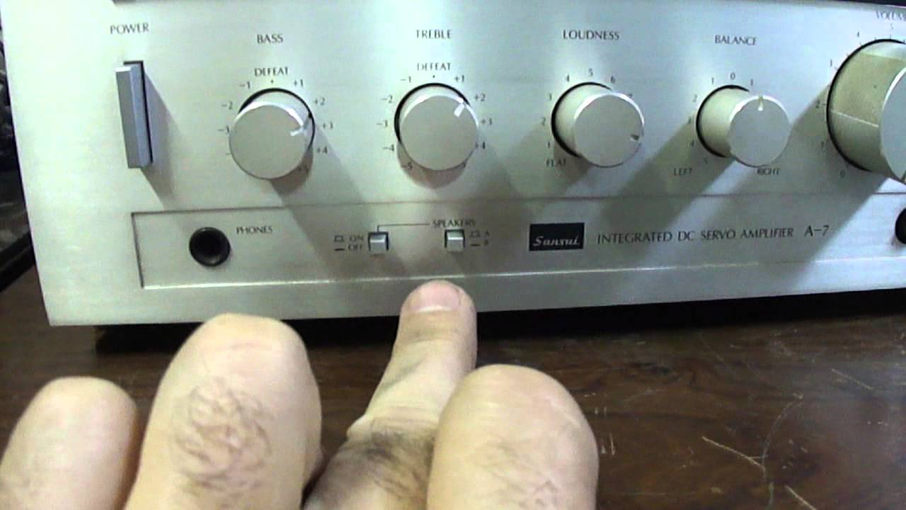 O Rei do Som - Amplificador Sansui A-7