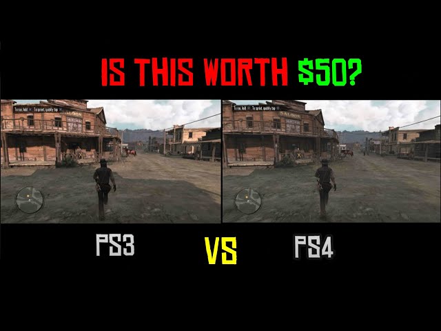 Red Dead Redemption PS3 VS PS4 Full Comparison Is This Worth $50? 