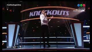 Nicolas Olivieri knockout team Sole La voz