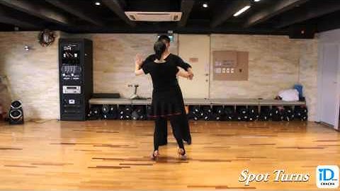 Cha Cha Cha Beginner Step - Spot Turns