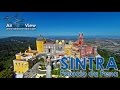 Palacio da pena sintra portugal  air drone view