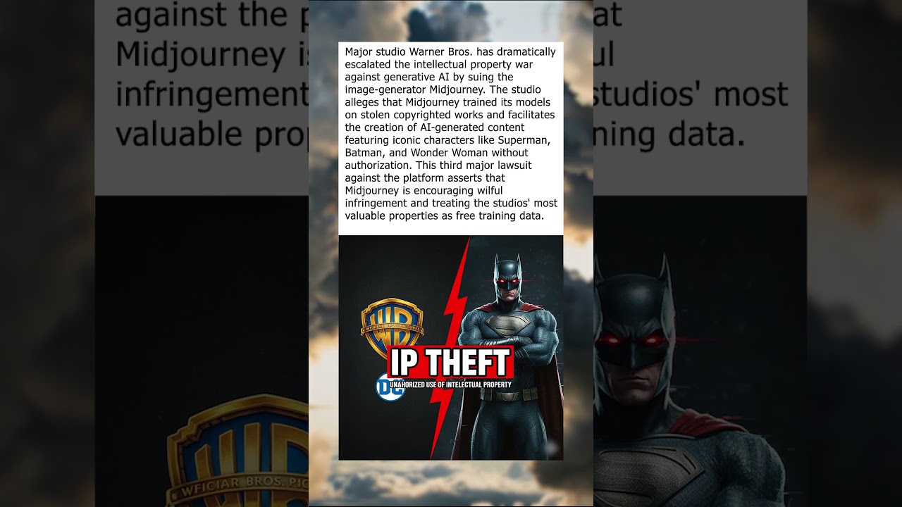 Warner Bros. Sues Midjourney Over Character Copyright Theft