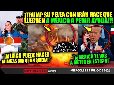 TRUMP ¡PELEA CON IRAN PROVOCA QUE VENGAN A MÉXICO! ¡A PEDIRNOS AYUDA! CHINA RUSIA CAMPECHANEANDO HOY