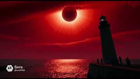 Blood-Red Eclipse World 🔴🌘