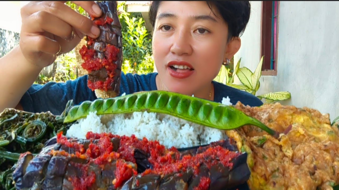 TERONG DI CABEIN, DADAR TELOR CINCANG DAUN BAWANG & CABE RAWIT❗