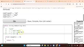 Solution to the noX Recursion Coding Bat
