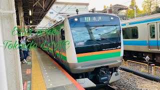 E233系3000番台E-17編成　普通籠原行き　上野駅発車