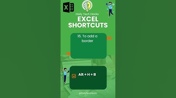 Excel Shortcut Keys | Full Guide Part 2 | Best Excel Shortcuts