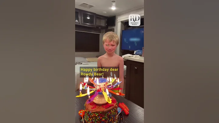 Autistic Boy Has Amazing Reaction to His Birthday Candle