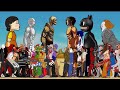 Compilation of the best animateds  cartoon cat squid game attack on titan  more dc2