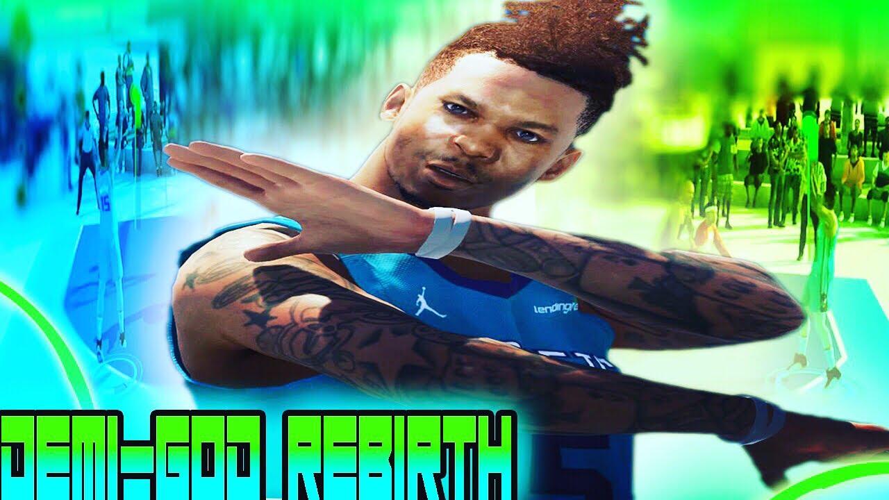 NBA LIVE 19 |*NEW* Rebirth DemiGod BUILD is UNSTOPPABLE NEW iSO dribble combos | Park GAMEPLAY