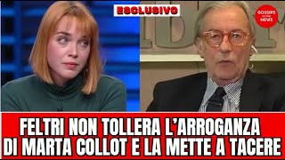 ⚪VITTORIO FELTRI STRONCA LA PREPOTENTE E SAPUTELLA MARTA COLLOT DI POTERE AL POPOLO!