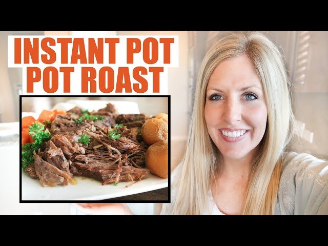 The BEST Instant Pot Roast Recipe! Dump and Go! class=