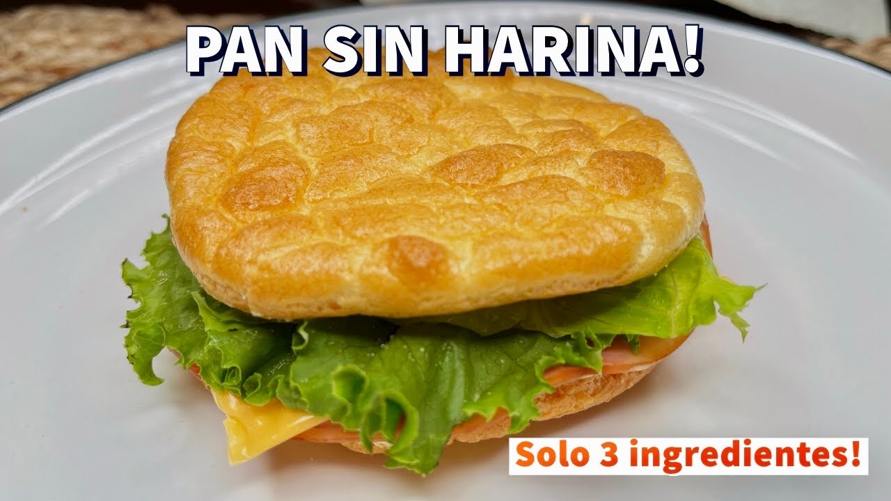 PAN NUBE | PAN SIN HARINA | DIETA KETO | PAN KETO