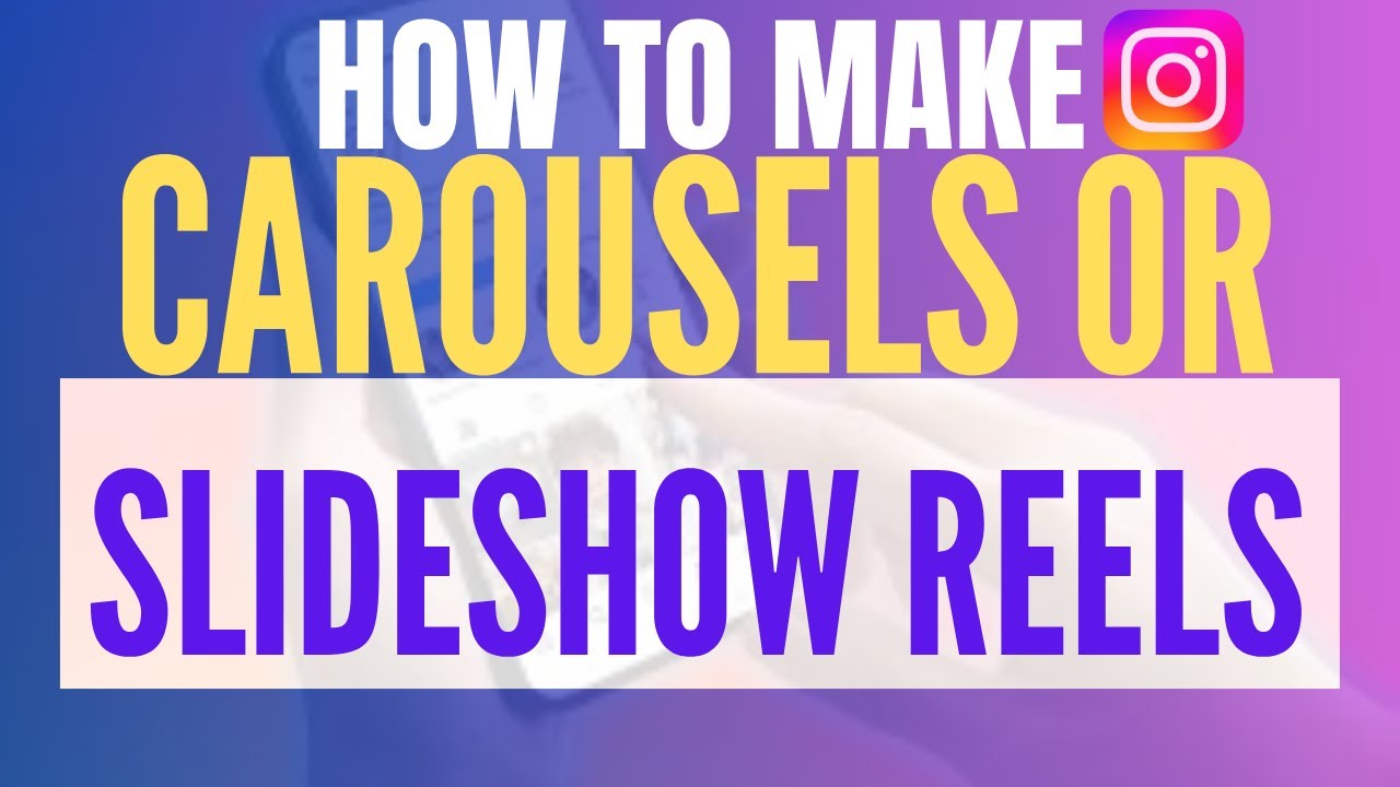 How To Make Carousel or Slideshow Reels On Instagram (2025 New Update, Quick Easy Guide)