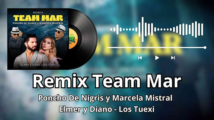 "Remix Team Mar 🔥 - Poncho De Nigris, Marcela Mistral, Elmer y Diano, Los Tuexi | Letra/Lyrics
