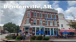 Bentonville, AR (2021): Wandering Walks of Wonder Slow TV Walking Tour 4K