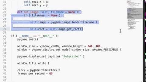 Python [pygame] 06 Loading Images