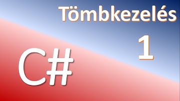 C# (C sharp) Tömbkezelés - eljárások és függvények készítése, paraméterek átadása / 1. rész