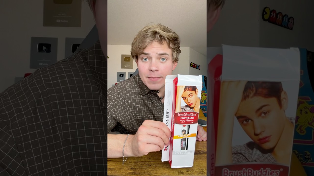 I bought a singing Justin Bieber toothbrush