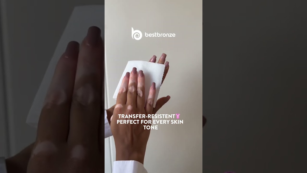 How to cover Vitiligo in Seconds! Waterproof and Transfer-resistant 