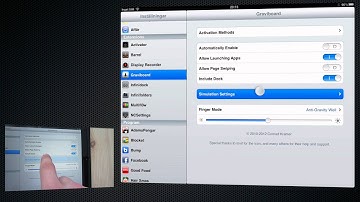 Graviboard iPad iOS 5.1.1: Brings gravity to your homescreen