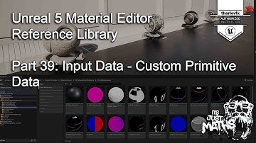 Material Editor Reference 39 - Input Data - Custom Primitive Data