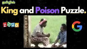 Thonda Romba Kavvudheda 😂 |  Wine bottle poison Puzzle | Coding Interview Puzzle tamil