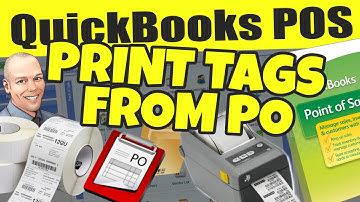QuickBooks POS: Print Tags From PO (Purchase Order)