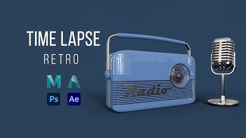 Autodesk Maya Retro Timelapse