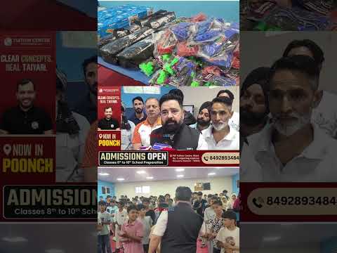 MLA Ajaz Jan Distributes Sports Kits Worth ₹10 Lakh at Poonch Stadium, Announces Additional ₹10 Lakh