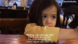 "Con Không Khoái Chú" Em LL tức giận vì bị chú người quen hôn :-))
