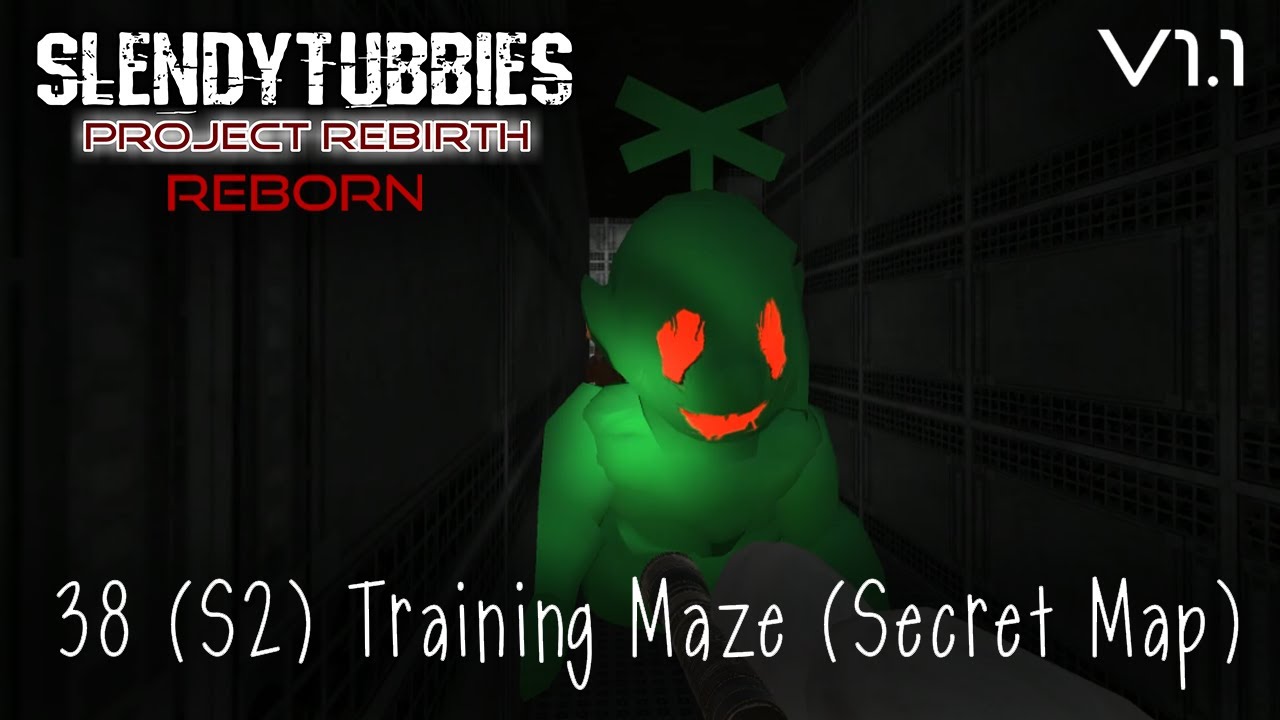 Slendytubbies: Project Rebirth Reborn 1.1 - (S2) Training Maze (Secret Map) |38|