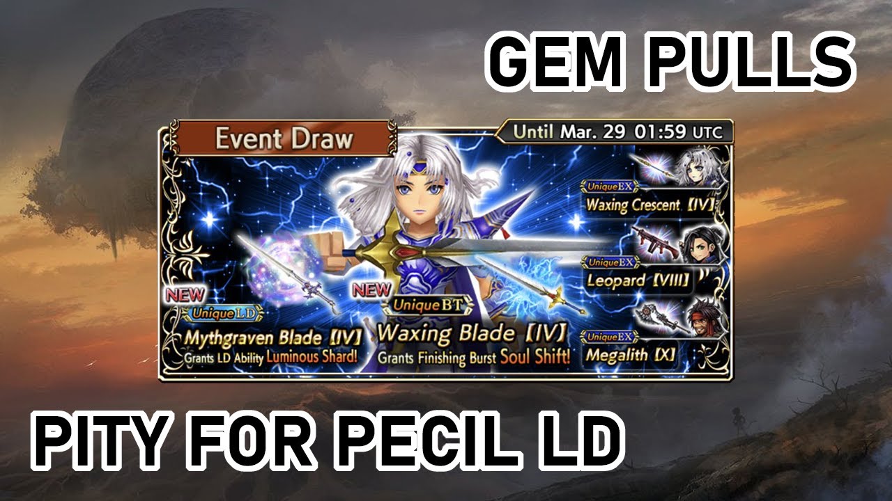 [DFFOO] Gem Pulls for Paladin Cecil's LD