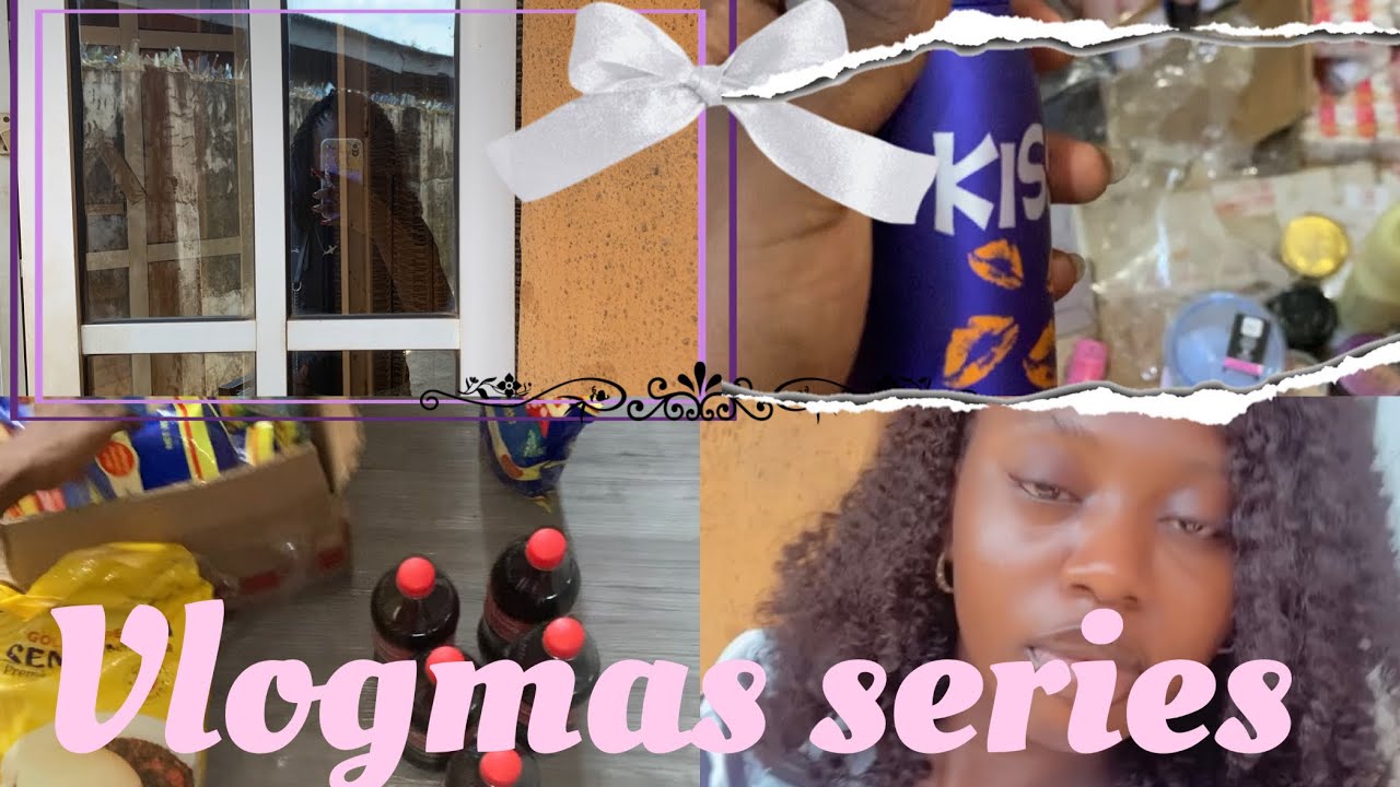 Vlogmas series💕| 3days vlog| Christmas preparations|hairday|shopping….