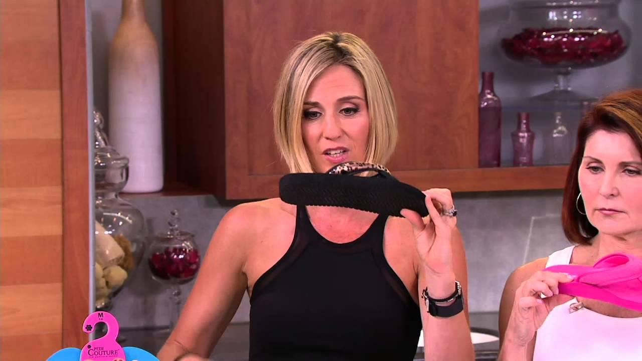 Pedi Couture On-the-Go Pedicure Sandal on QVC