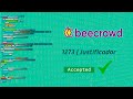 Beecrowd, problema 1273-Justificador. Solución en C++