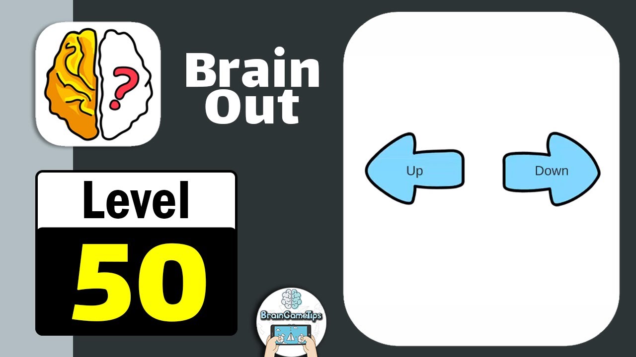 Brain Out -Tricky riddle games - Level 50 Correct The Direction [ 2021 ] Solution
